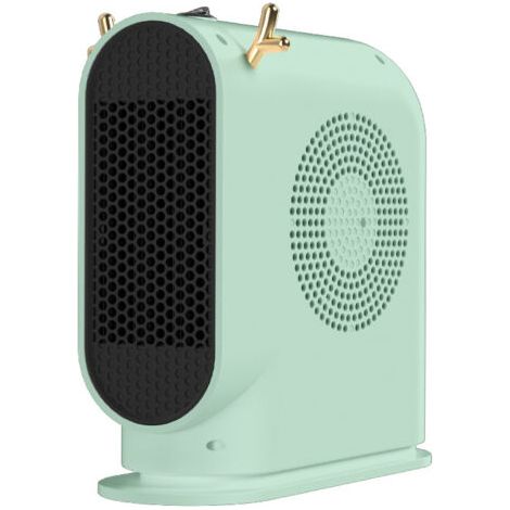 Chauffage auxiliaire de pièce – Chauffage électrique de table avec base stable Chauffage avec protection contre la surchauffe pour un chauffage sûr au bureau (vert) (1/5)