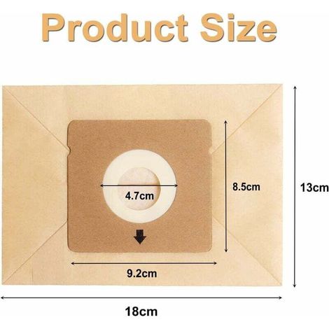 Confezione da 15 sacchetti di ricambio, compatibili con gli aspirapolvere Rowenta ZR003901 Compacteo Accessimo / City Space / Mini Space, sacchetti di ricambio RO1717 RO1733 RO1751 (1/5)