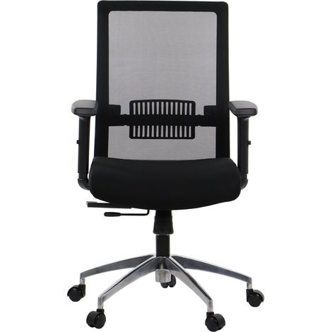 Silla giratoria Riverton M/L/AL con asiento extensible - varios colores - negro-negro (1/4)