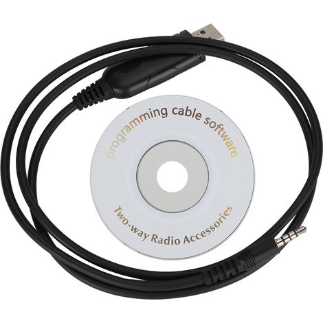 Câble de programmation USB HT1000 pour talkie-walkie BAOFENG UV-3R, liaison de données radio bidirectionnelle (1/5)