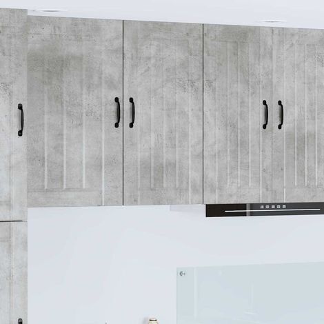 Wall Cabinet LUCCA Concrete Grey 40 x 31 x 80 cm vidaXL