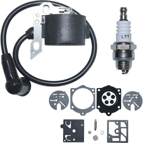 Bobine d'allumage avec Kit de Réparation pour 015 021 023 025 FS160 FS180 FS220 FS290 FS280 MS250 Tronçonneuse Moteurs de Moteur 1114 404 3200 (1/5)