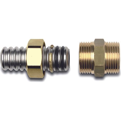 Raccordo filettato per solare con innesto rapido e doppio o-ring dn12 x 1/2"m