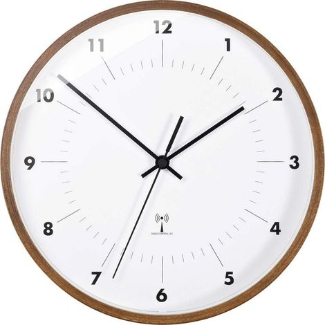 TFA Dostmann 98.1097 Reloj de pared madera 25,5 cm
