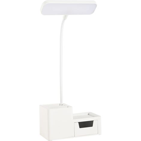 Lámpara de mesa LED multifuncional con protección ocular, control táctil, portalápices y brazo flexible, ideal para el dormitorio o la oficina. Perfecta para el hogar o el trabajo. (1/5)
