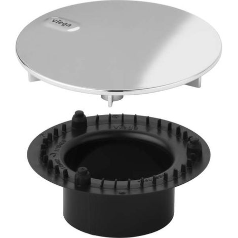 Viega Ausstattungsset Modell 6966.0 Abdeckhaube 115mm, 2K-Siebeinsatz Kunststoff verchromt 839154