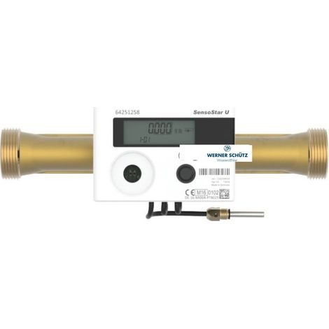 Schlösser Armaturen ULTRASCHALL-WAERMEMENGENZAEHL. QP 40, DN80, 8-LOCH-FLANSCH, BL300MM
