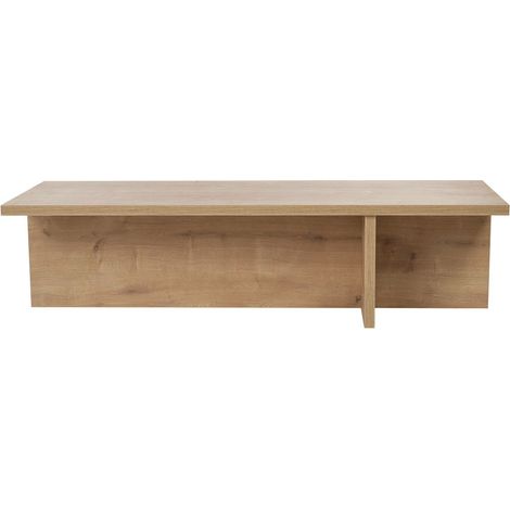 Couchtisch "Harbor" aus Holz – 120 x 45 x 30 cm – Saphir-Eiche
