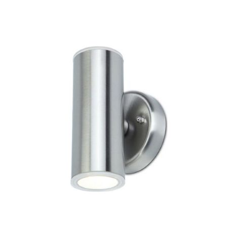 LUTEC 5510805001 LUCA lampada da parete LED 18W 3000lm IP44 acciaio inox (1/2)