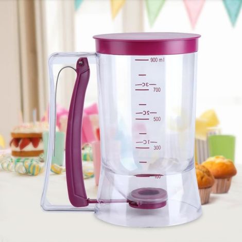 Tasse de mesure - Cuisine - 900 ml - Plastique résistant à la chaleur - Transparent - 1 pièce (1/4)
