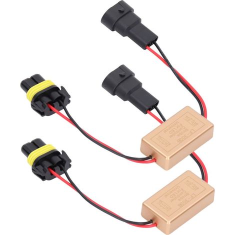 2PCS Stroboscope LED Puissant 50W, Régulateur Strobe Continu pour Projecteurs Anti-Brouillard, Flash Réglable ABS (1/5)
