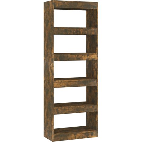 Bibliothèque,Armoire à Livres/Séparateur de pièce Chêne fumé Bois d'ingénierie CFW6451588 (1/5)
