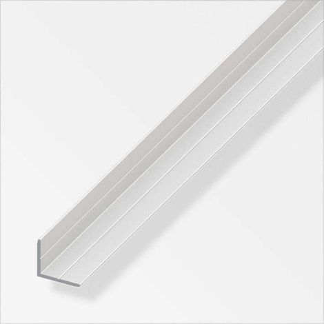 Alfer Profilo Angolare Alluminio Anodizzato Argento 1m per Bordi Lamiere (1/2)