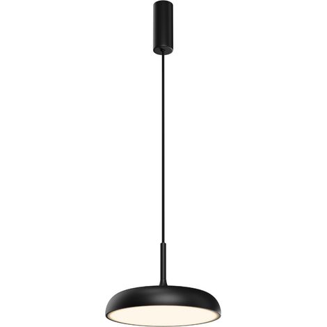 Maytoni Gerhard Lampadario a sospensione moderno a cupola da 30 cm, nero 3000K 800lm (1/5)