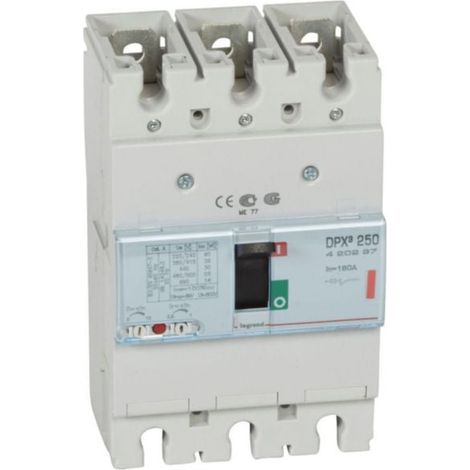 Disjoncteur magnétothermique DPX³250 pouvoir de coupure 36kA 400V - 3P - 160A - LEGRAND