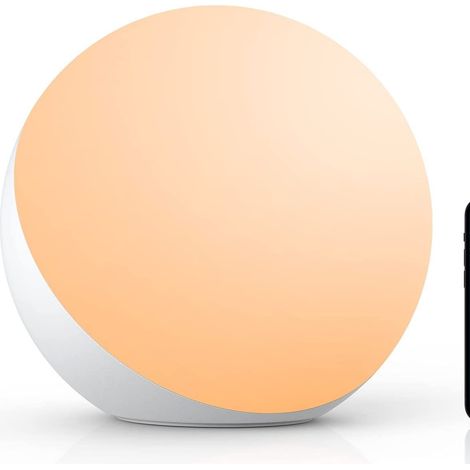 Smart LED Tischlampe, Nachttischlampe Touch Dimmbar funktioniert mit Alexa und Google Assistant, Wifi Atmosphäre Nachtlicht Stimmungslicht, Robust und Sicher für Kinder (1/4)