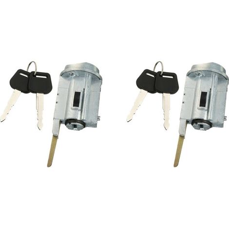 Deux cylindres de serrure de commutateur d'allumage à clé 69057-12340 adaptés aux modèles 4Runner Tacoma fabriqués entre 1995 et 2004.