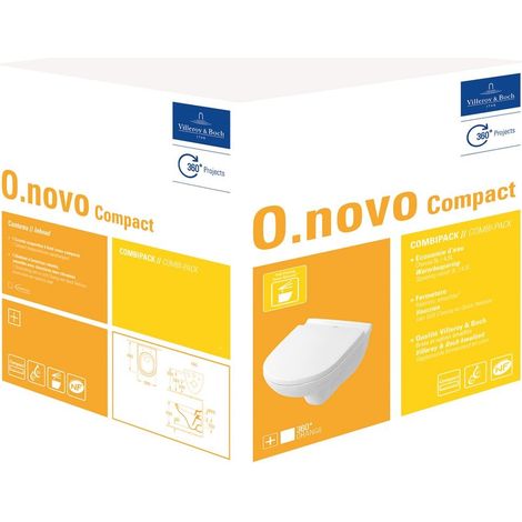 O.novo set WC suspendu à fond creux