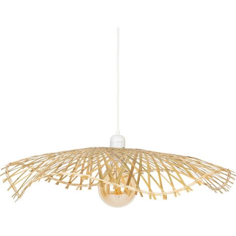 Suspension diam 58cm en bambou naturel (1/5)