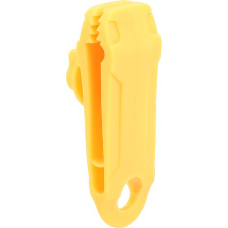 Pinces de fixation anti-vent pour auvent de tente extérieur, clips de verrouillage en nylon jaune, lot de 2 (1/5)