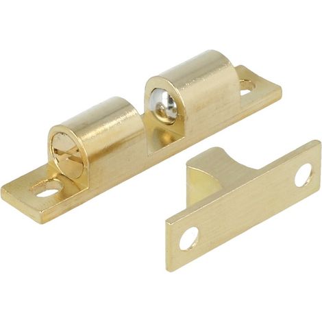 Doppelkugelschnäpper Doppelkugelschnapper Kugelschnapper massiv Messing 43mm (1/4)