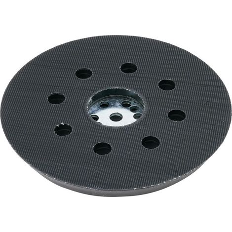 Zubehör Schleifpad mittelhart (für Lack, Spachtelmasse, 8 Löcher, Ø 125 mm, Zubehör für Exzenterschleifer) 2608601062 Grau [Energieklasse A+] (1/5)