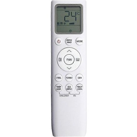 Télécommande pour climatiseur TCL, conversion Fahrenheit Celsius/froid/chaud 002383() (1/5)