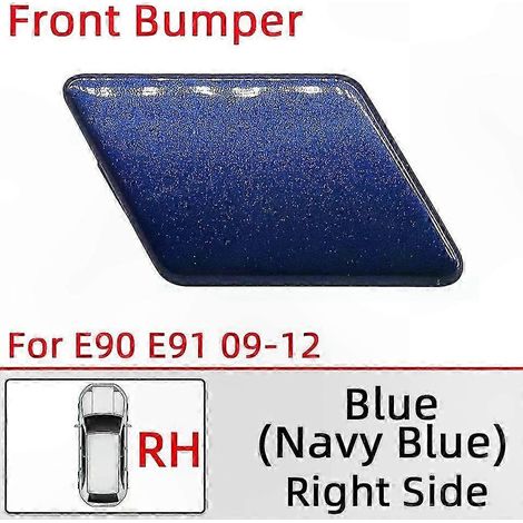 Scheinwerferwaschdüsen-Abdeckkappe für E90 E91 LCI 2005-2012 Scheinwerfer-Wassersprühdeckel, lackiertes Zierteil (09 Blau RH) (1/5)