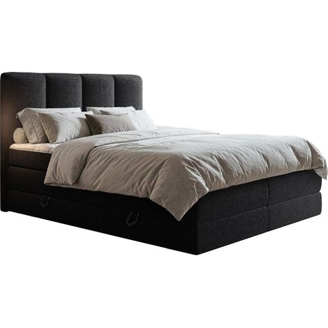 Lit boxspring ComfiDream Caelion, Onega 11, Double, Continental, 160x200, Tissu, Disponible, 170x211x117cm (1/5)