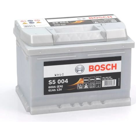Batería de Coche 61 Ah 600 A EN Bosch S5004 (1/2)