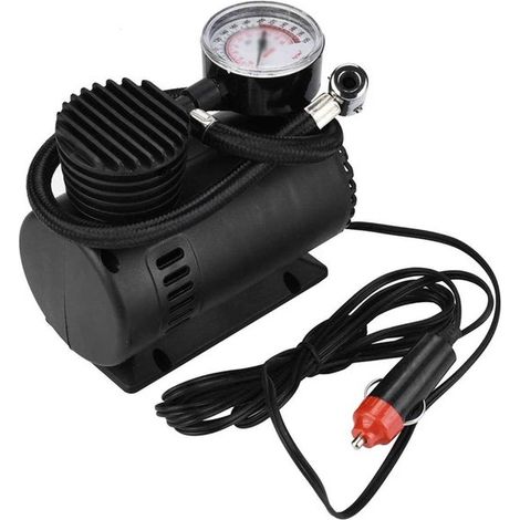 Compresor de aire portátil - 12 V CC - Con manómetro (1/5)