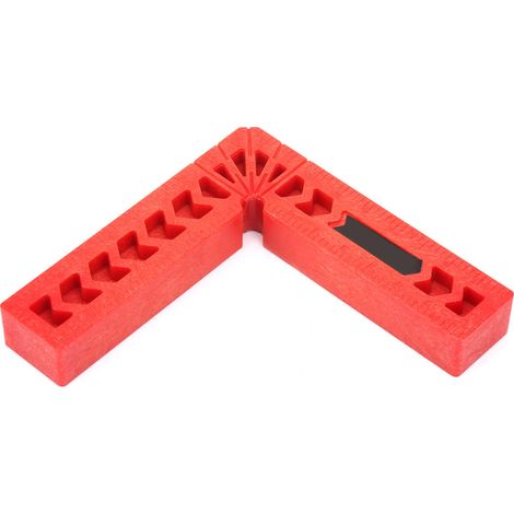 4 règles d'angle droit en plastique de type L à 90 degrés, outil de travail du bois, localisateur auxiliaire (4 pouces) (1/5)