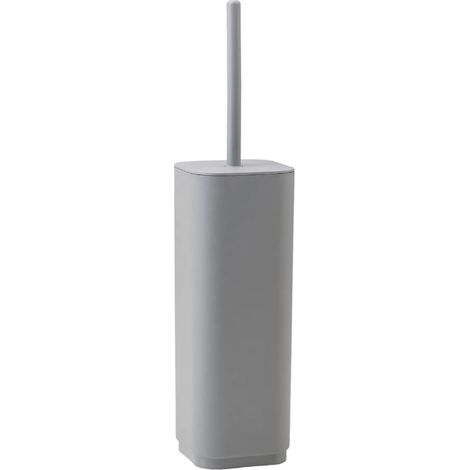 Porta Scopino WC da Appoggio Dim. Cm (Lxpxh): 9 x 9 x 38,8 Grigio GDY