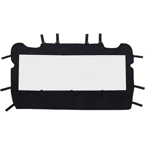Pare-brise arrière étanche et souple avec panneau anti-poussière pour Polaris RZR 1000 XP XP 4 1000 : protège du vent, de la pluie et des débris (1/5)