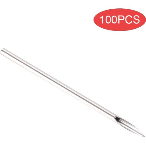 Lot de 13G aiguilles de piercing jetables stériles pour nez et oreille, creuses et désinfectées (1/5)