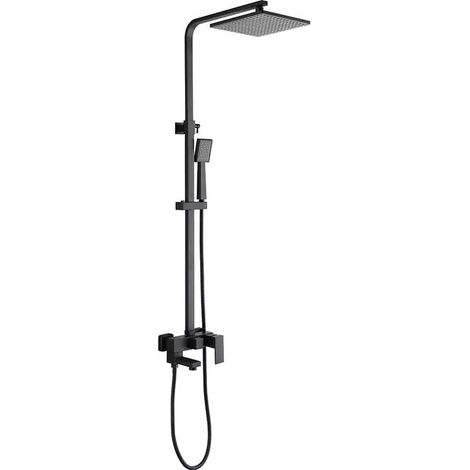 Columna de ducha para bañera, Negro (1/4)