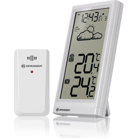 Bresser Stazione meteorologica Meteo Temp, Bianco (1/4)