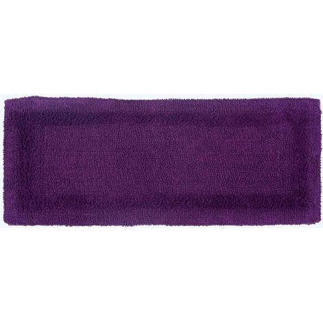 HOMESCAPES Luxury Reversible Bath Mat Runner - Plum