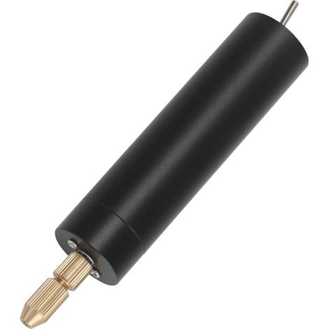 VURAHOME - Mini perceuse électrique USB, perceuse à main électrique DC 5V, poinçonneuse manuelle de film, (noir + câble de données USB + jeu de forets 0,7-1,2) (1/5)