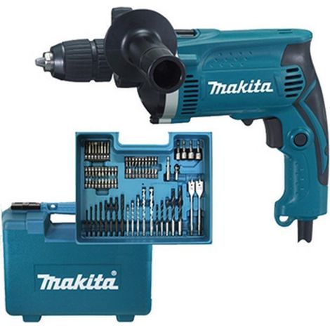 Perceuse à percussion MAKITA HP1631KX3 - 710W - Kit accessoires — vue 6