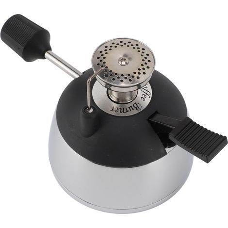 Mini réchaud à gaz pour cafetière, chauffe-cafetière anti-basculement, en acier inoxydable, idéal pour le camping. (1/5)