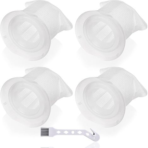Lot de 4 filtres pour Vorwerk VC100 VC 100 aspirateur sans fil - Filtre de rechange pour Vorwerk VC 100 aspirateur sans fil
