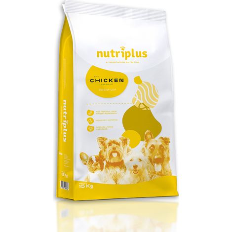 NUTRIPLUS PERROS ADULTO POLLO (15 KG)