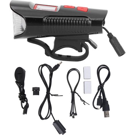 Phare de Vélo USB Rechargeable Multifonction - Accessoire Éclairage Cyclisme (1/5)