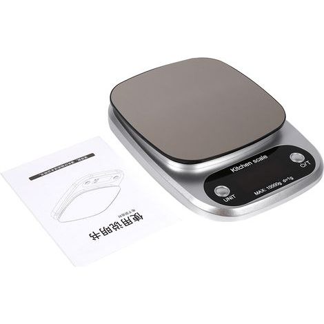 Food scale, high-precision electronic LCD screen display kitchen accessory for home and hotel use (1/5)