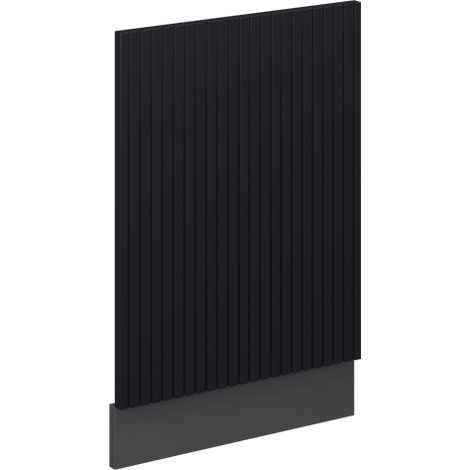Façade Fame-Line, Noir rayé, 45 cm sans plan de travail, Vicco