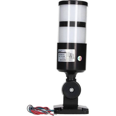 BERM LED-Signalturm-Leuchte, Industrielle Warnleuchte, Blinklicht, Faltbar, 2-lagig