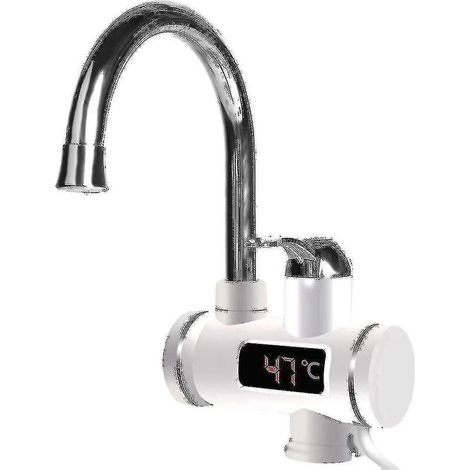 Robinet de cuisine chauffant à 360° avec éclairage LED - Norme européenne (1/3)