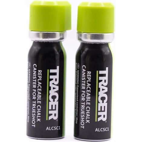 Tracer TRUESHOT ACSMK1 x2 Pack Chalk Marker Pen Replacement Canisters ACSC2