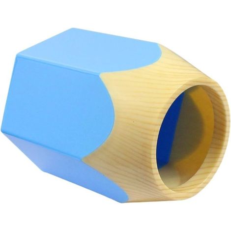 Porte-stylo étanche en forme de crayon, pot à crayons bleu, support pour bureau (1/2)